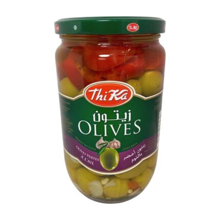 THIKA OLIVES A L'AIL 700GR