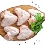 Aile de poulet décortiqué