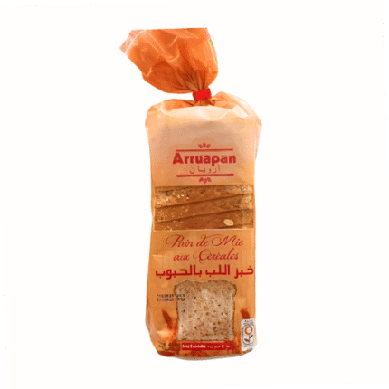 arruapan pain de mie aux cereales 450g