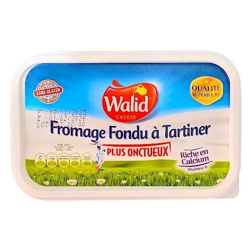2025/11/1000196981.jpg WALID FROMAGE TARTINER 500GR SANS GLUTEN – Image 1