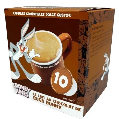 2026/08/1000013600.jpg DOLCE GUSTO LOONEY TUNES X10 (LAIT AU CHOCOLAT/LAIT À LA BANANE/LAIT À LA FRAISE) – Image 1